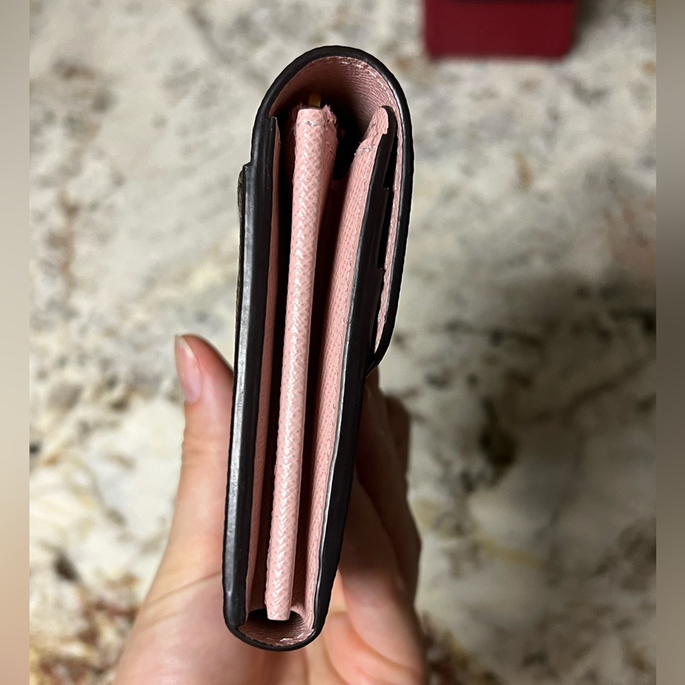 Louis Vuitton Sarah Wallet Rose Ballerine 2021 - Picture 6 of 13
